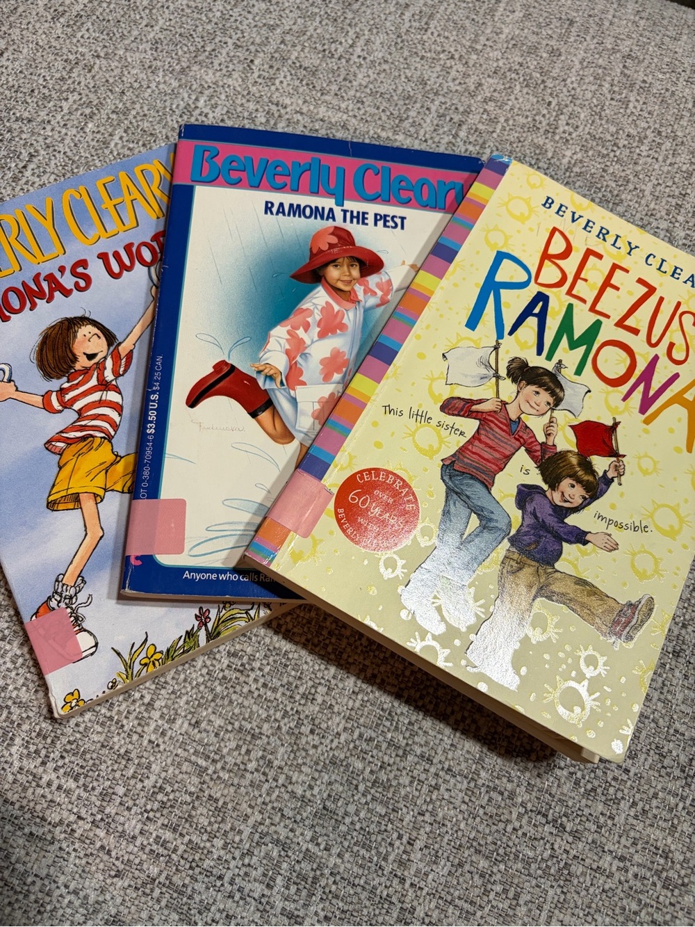 Ramona books by Beverly Cleary